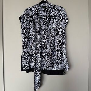 Proenza Schouler Zebra Print Women's Top